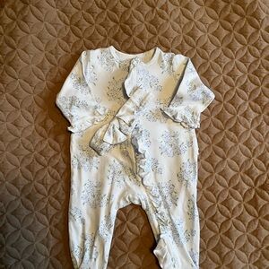 Charming Floral Kids Footie